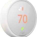 Google Nest Thermostat E - Programmable Smart Thermostat for Home - 3rd Generation Nest Thermostat - Works with Alexa,White