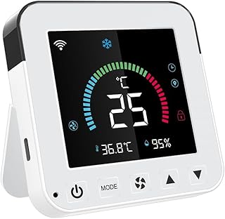 Smart Air Conditioner Controller, WenzhiIoT WiFi Thermostat for Mini-Split,Window,Portable AC&Heat Pumps Tuya Smart Life Wireless Remote Compatible with Alexa Google Home Smart Air Conditioner Controller, WenzhiIoT WiFi Thermostat for Mini-Split,Window,Portable AC&Heat Pumps Tuya Smart Life Wireless Remote Compatible with Alexa Google Home