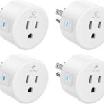 Eightree Smart Plug 5GHz & 2.4GHz, Smart Outlet WiFi Socket with APP Remote Control, Compatible with Alexa & Google Home, 4 Packs