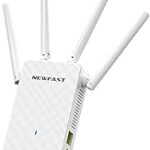 NEWFAST 2025 WiFi Extenders Signal Booster RE516,WiFi Range Extender,Wireless Repeater for Home Covers Up to 9,800 Sq.ft and Support 35 Devices,Support WPS One Key Setup