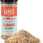Lane's Cubano Cuban Seasoning Rub, All-Natural Cuban Spice Blend, Perfectly Balanced Taste for Your Favorite Hamburgers & Pork Tenderloin, No MSG, No Preservatives, Gluten-Free, Made in USA, 4.0 Oz