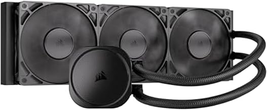 CORSAIR Nautilus 360 RS Liquid CPU Cooler – 360mm AIO – Low-Noise – Direct Motherboard Connection – Daisy-Chain – Intel LGA 1851/1700, AMD AM5/AM4 – 3X RS120 Fans Included – Black CORSAIR Nautilus 360 RS Liquid CPU Cooler – 360mm AIO – Low-Noise – Direct Motherboard Connection – Daisy-Chain – Intel LGA 1851/1700, AMD AM5/AM4 – 3X RS120 Fans Included – Black