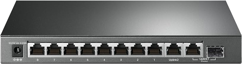 TP-Link TL-SG1210MP, 8 Port Gigabit PoE Switch, 8 PoE+ Ports @123W, w/ 2 Uplink Gigabit Ports + 1 Combo SFP Slot, Plug & Play, Extend, Priority & Isolation Mode, TP-Link TL-SG1210MP, 8 Port Gigabit PoE Switch, 8 PoE+ Ports @123W, w/ 2 Uplink Gigabit Ports + 1 Combo SFP Slot, Plug & Play, Extend, Priority & Isolation Mode,