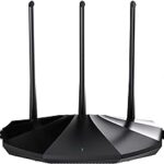 Tenda WiFi 6 Router for Home, AX1500 Dual Band Gigabit Router for Wireless Internet, Long Range Coverage with 5 * 6dBi High-Gain Antennas, 4 Gigabit Ports, Support WPA3, IPv6, Parental Control(RX2Pro)