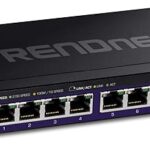 TRENDnet 10-Port Multi-Gig Web Smart Switch, TEG-3102WS, 8 x 2.5GBASE-T Ports, 2 x 10G SFP+ Slots, Ethernet Splitter, Metal Housing, NDAA & TAA Compliant, Lifetime Protection, Black