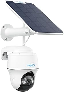 REOLINK Security Camera Wireless Outdoor, Pan Tilt Solar Powered, 5MP 2K+ Color Night Vision, 2.4/5GHz WiFi, Works with Smart Home for Surveillance, Home Hub Compatible, Argus PT + Solar Panel REOLINK Security Camera Wireless Outdoor, Pan Tilt Solar Powered, 5MP 2K+ Color Night Vision, 2.4/5GHz WiFi, Works with Smart Home for Surveillance, Home Hub Compatible, Argus PT + Solar Panel
