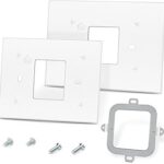 Thermostat Wall Plate Replacement for Honeywell - THP2400A1027W Wall Thermostat White Covers Assembly, Suitable for RTH9585WF RTH8560D TH9320wf5003 WiFi Smart Thermostat Back Plate