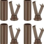 PATIKIL Aglets for Shoelaces, Cylindrical Metal Aglets Replacement Tips Head Cords End with Clips