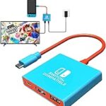 Switch Dock Switch Docking Station for Nintendo, Portable Switch TV Adapter Support 4K/60HZ Switch TV Mode Compatible Steam Deck/Switch OLED, Travel Dock with HDMI2.0 USB3.0 Port, Not Support Switch 2