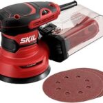 SKIL 5” Random Orbital Sander with Cyclonic Dust Box & 3pc Sanding Sheet - SR211601, Multicolor