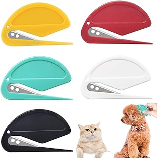 5Pcs Knotting Comb for Cats, Pet Knotting Comb De knotting comb for Dog Pet Hair Removal Tool Cat Dog Grooming Supplies Matted Fur Remover 5Pcs Knotting Comb for Cats, Pet Knotting Comb De knotting comb for Dog Pet Hair Removal Tool Cat Dog Grooming Supplies Matted Fur Remover