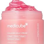 medicube Collagen Jelly Cream- Niacinamide & Freeze-Dried Hydrolyzed Collagen-Boosts skin barrier hydration & gives 24h Glow & Firmer looking skin | No artificial color, Korean skincare (3.71 fl.oz.)