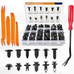 GOOACC - GRC-33 240PCS Bumper Retainer Clips Car Plastic Rivets Fasteners Push Retainer Kit Most Popular Sizes Auto Push Pin Rivets Set -Door Trim Panel Fender Clips for GM Ford Toyota Honda Chrysler