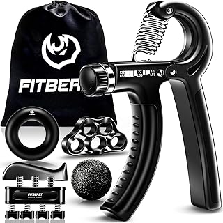 FitBeast Grip Strengthener Forearm Strengthener Hand Grips Strengthener Kit - 5 Pack Adjustable Resistance FitBeast Grip Strengthener Forearm Strengthener Hand Grips Strengthener Kit - 5 Pack Adjustable Resistance