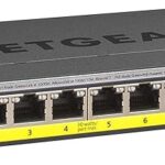 NETGEAR 10-Port PoE Gigabit Ethernet Smart Switch (GS110TP) - Managed, with 8 x PoE+ @ 55W, 2 x 1G SFP, Optional Insight Cloud Management, Desktop or Wall Mount, and Limited Lifetime Protection