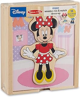 Melissa & Doug Disney Minnie Mouse Dress-Up Puzzle, 18 Pieces Mix and Match Outfits, Sorting & Matching Toy with Storage Case, Educational Puzzle for Toddlers Ages 3+ Melissa & Doug Disney Minnie Mouse Dress-Up Puzzle, 18 Pieces Mix and Match Outfits, Sorting & Matching Toy with Storage Case, Educational Puzzle for Toddlers Ages 3+