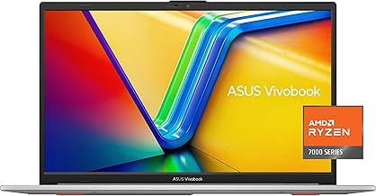 ASUS Vivobook Go 15.6” Slim Laptop, AMD Ryzen 5 7520U, 8GB, 512GB, Windows 11 Home, Cool Silver, Military Grade Durability, Fast Charging, Webcam Shield, E1504FA-AS54 ASUS Vivobook Go 15.6” Slim Laptop, AMD Ryzen 5 7520U, 8GB, 512GB, Windows 11 Home, Cool Silver, Military Grade Durability, Fast Charging, Webcam Shield, E1504FA-AS54