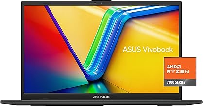 ASUS Vivobook Go 15.6” FHD Slim Laptop, AMD Ryzen 3 7320U Quad Core Processor, 8GB DDR5 RAM, 128GB SSD, Windows 11 Home, Fast Charging, Webcam Sheild, Military Grade Durability, Black, E1504FA-AS33 ASUS Vivobook Go 15.6” FHD Slim Laptop, AMD Ryzen 3 7320U Quad Core Processor, 8GB DDR5 RAM, 128GB SSD, Windows 11 Home, Fast Charging, Webcam Sheild, Military Grade Durability, Black, E1504FA-AS33