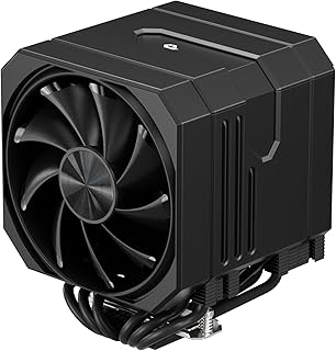 CPU Air Cooler with 6X6mm Heat Pipes,Dual 120mm Fan CPU Cooler 1600rmp,CPU Cooler AMD AM5/AM4/AM3 Series,CPU Air Cooler 6.22’’ Height Compatible with Intel LGA 1851/1700/1155/1156/2011/2066(Black) CPU Air Cooler with 6X6mm Heat Pipes,Dual 120mm Fan CPU Cooler 1600rmp,CPU Cooler AMD AM5/AM4/AM3 Series,CPU Air Cooler 6.22’’ Height Compatible with Intel LGA 1851/1700/1155/1156/2011/2066(Black)