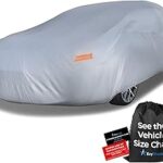 EzyShade 10-Layer Waterproof Sports Car Cover. See Vehicle Size-Chart for Accurate Fit. All Weather Full Outdoor Covers. Corvette Mustang Trans Am Classic Cars Sun Snow Rain. Size C4 (See SizeChart)