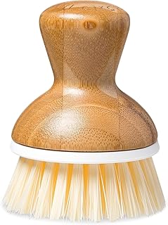 Full Circle Bubble Up Bamboo Dish Brush–Family Safe, Formaldehyde-Free– Ergonomic Palm Scrubber with Handle for Kitchen Cleaning, Dish Scrub Brush for Nonstick, Cast Iron & Sink,White Full Circle Bubble Up Bamboo Dish Brush–Family Safe, Formaldehyde-Free– Ergonomic Palm Scrubber with Handle for Kitchen Cleaning, Dish Scrub Brush for Nonstick, Cast Iron & Sink,White