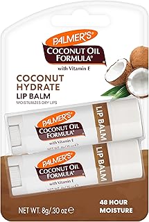 Palmer's Coconut Oil Formula Lip Balm Duo, All-Day Moisturization, Hydrates Dry, Cracked Lips (Pack of 2) Palmer's Coconut Oil Formula Lip Balm Duo, All-Day Moisturization, Hydrates Dry, Cracked Lips (Pack of 2)