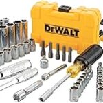 DEWALT Mechanics Tools Kit and Socket Set, 1/4