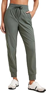 CRZ YOGA Athletic Joggers for Women 27.5" - Lightweight Travel Outdoor Hiking Pants with Pockets CRZ YOGA Athletic Joggers for Women 27.5