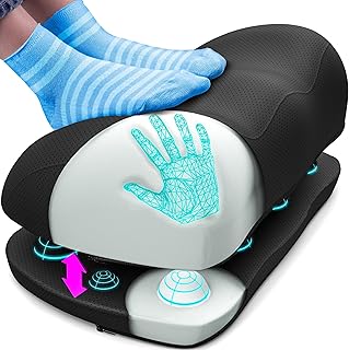 Everlasting Comfort Adjustable Cloud Foot Rest for Under Desk at Work with Pressure Point Nodes - Comfortable Memory Foam Office Foot Stool & Under Desk Pillow for Gaming & Home Accessories Everlasting Comfort Adjustable Cloud Foot Rest for Under Desk at Work with Pressure Point Nodes - Comfortable Memory Foam Office Foot Stool & Under Desk Pillow for Gaming & Home Accessories