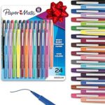 Paper Mate Felt Tip Pens, Flair Marker Pens, Medium Point, Assorted, 24 Count - Home, Office, Back to School, Teacher Supplies