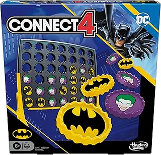 Connect 4 Batman Game | Batman-Themed 4 in a Row Game | Ages 6 and Up| for 2 Players | Strategy Board Games for Kids and Families (Amazon Exclusive) Connect 4 Batman Game | Batman-Themed 4 in a Row Game | Ages 6 and Up| for 2 Players | Strategy Board Games for Kids and Families (Amazon Exclusive)
