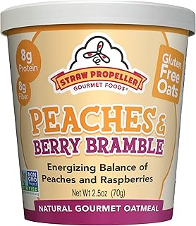 Straw Propeller Gourmet Foods - Gluten-Free Oatmeal and Muesli 12-Packs (Peaches & Berry Bramble) Straw Propeller Gourmet Foods - Gluten-Free Oatmeal and Muesli 12-Packs (Peaches & Berry Bramble)