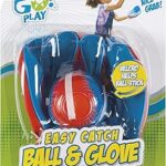 Get Outside Go! Easy Catch Ball & Glove Set Super Sport Outdoor Active Play Baseball by Toysmith (Packaging May Vary) Small