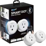 Geeni Dot Smart Plug with 2.4GHz WiFi Connectivity – 2-Pack Compact, Fire-Resistant Smart Outlet Plugs with Schedule & Timer – No Hub Needed, Supports Alexa & Google