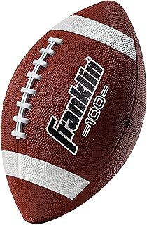 Franklin Sports Kids Junior Grip-Rite Youth Junior Size Rubber Footballs - Peewee Kids Durable Outdoor Footballs - Single & Bulk Packs Available Franklin Sports Kids Junior Grip-Rite Youth Junior Size Rubber Footballs - Peewee Kids Durable Outdoor Footballs - Single & Bulk Packs Available