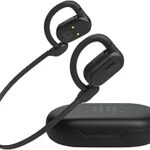JBL SoundGear Sense - True Wireless Open-Ear Headphones, OpenSound Technology, Splash and dust Resistant, 4 mics for Crisp, Clear Calls, Up to 24 Hours of Battery Life, Plus Speed Charge (Black)