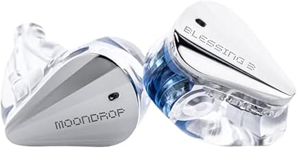 Moondrop Blessing 3 in-Ear Earphones 2DD+4BA Hybrid Triple-Range Frequency Division in-Ear Monitors 0.78-2pin IEM Earbuds Moondrop Blessing 3 in-Ear Earphones 2DD+4BA Hybrid Triple-Range Frequency Division in-Ear Monitors 0.78-2pin IEM Earbuds