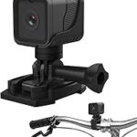 Mini Action Camera 1080P30FPS WiFi Sports Cam, Bike Camera with Audio and Video Recording, Wide Angle Sport Camera with 64GB Card Accessories Kit Suitable for Helmet, Bicycle, etc