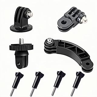 PIEPIE 8-in-1 Universal Action Camera Mounts Kit – Tripod Accessories with 1/4 Inch Adapter, Cross Connector, 4 Screw Rods – Fits Most GoPro, Insta 360,DJI Sports Cameras Mount attachments PIEPIE 8-in-1 Universal Action Camera Mounts Kit – Tripod Accessories with 1/4 Inch Adapter, Cross Connector, 4 Screw Rods – Fits Most GoPro, Insta 360,DJI Sports Cameras Mount attachments