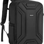 MOSISO Camera Backpack, DSLR/SLR/Mirrorless Camera Bag Waterproof Symmetric Geometric Hard Shell with Tripod Holder&15-16 inch Laptop Compartment Compatible with Canon/Nikon/Sony, Black