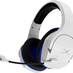 HyperX HHSS1C-KB-WT/G Cloud Stinger Core – Wireless Gaming Headset, for PS4, PS5, PC, Lightweight, Durable Steel Sliders, Noise-Cancelling Microphone - White