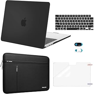 MOSISO Compatible with MacBook Air 13 inch Case 2025 2024 2023 2022 M4 A3240 M3 A3113 M2 A2681,Hard Case&Horizontal Vertical Sleeve Bag&Keyboard Skin&Webcam Skin&Screen Film for MacBook Air 13.6,Black MOSISO Compatible with MacBook Air 13 inch Case 2025 2024 2023 2022 M4 A3240 M3 A3113 M2 A2681,Hard Case&Horizontal Vertical Sleeve Bag&Keyboard Skin&Webcam Skin&Screen Film for MacBook Air 13.6,Black