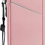 SITHON EpiPen Medical Carrying Case Insulated, Travel Medication Organizer Bag Emergency Medical Pouch Holds 2 EpiPens, Asthma Inhaler, Anti-Histamine, Auvi-Q, Allergy Medicine Essentials, Pink