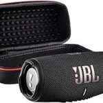JBL Charge 5 Wireless Bluetooth Speaker (Black) | Rugged IP67 Waterproof Outdoor Audio with Deep Bass & 20H Playtime | Includes Protective Travel Case for Beach, Hiking, Camping, and More